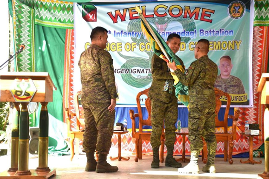 11ID's Makamandag Battalion welcomes New Commanding Officer