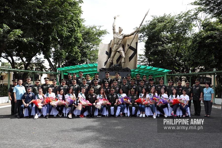 Miss Earth candidates visit Philippine Army 3