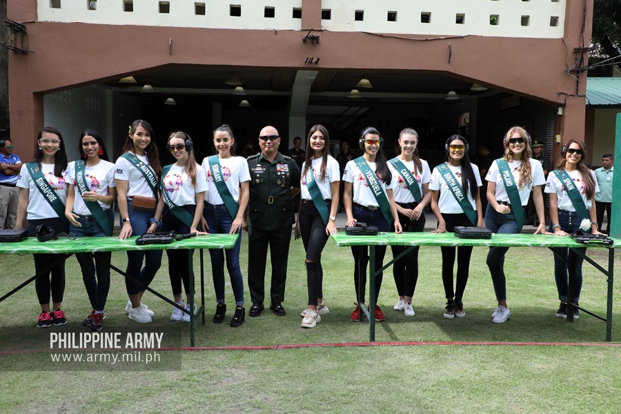 Miss Earth candidates visit Philippine Army 4