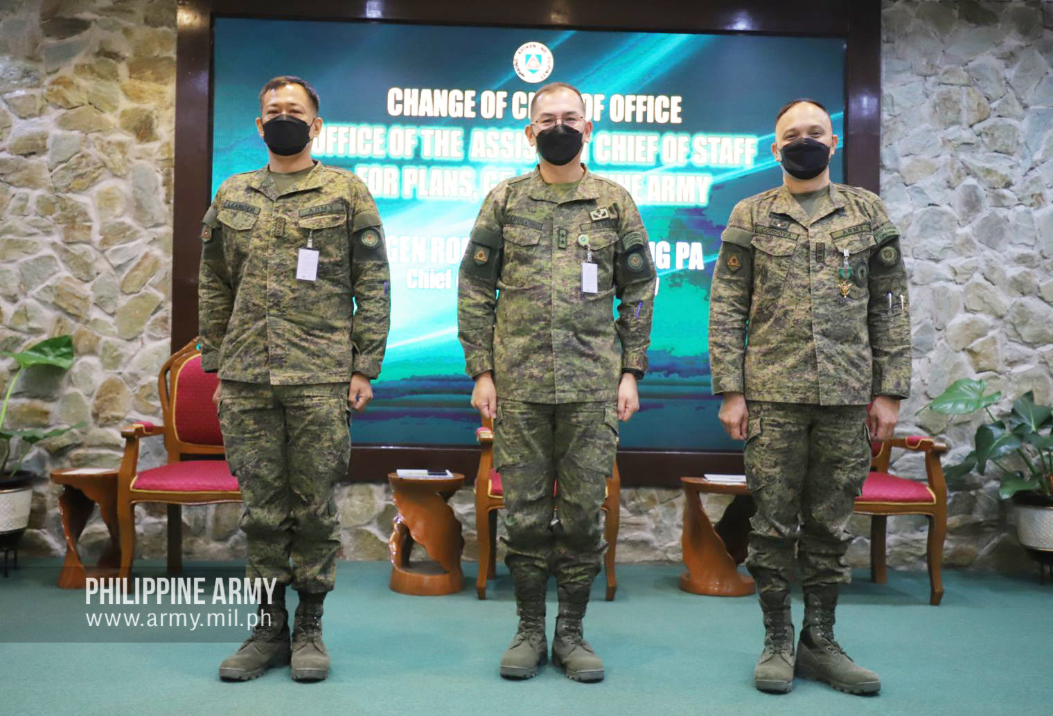 Philippine Army installs new assistant chief of staff for plans