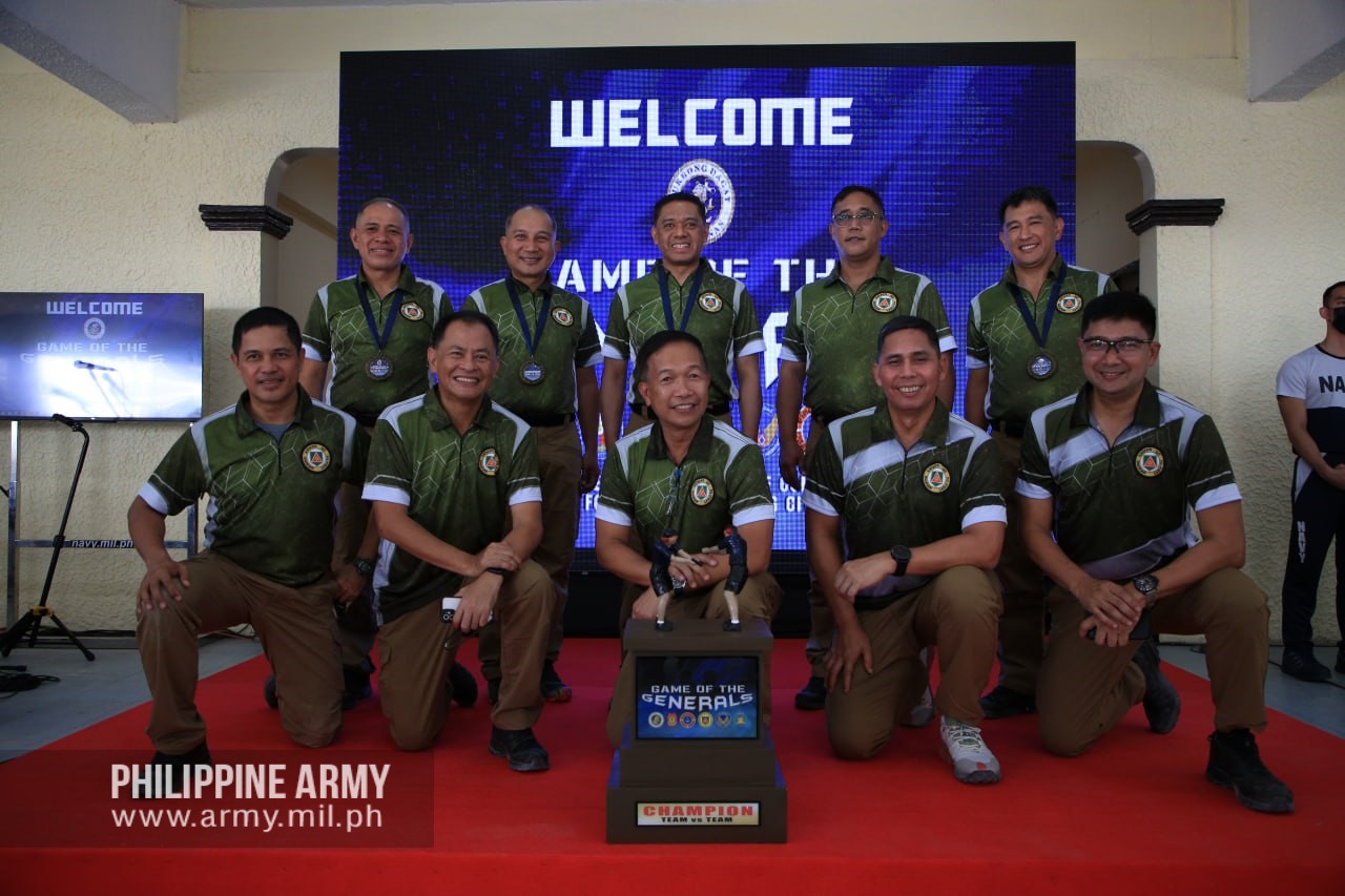 Army emerges Champion of Team vs Team category in the Game of the Generals