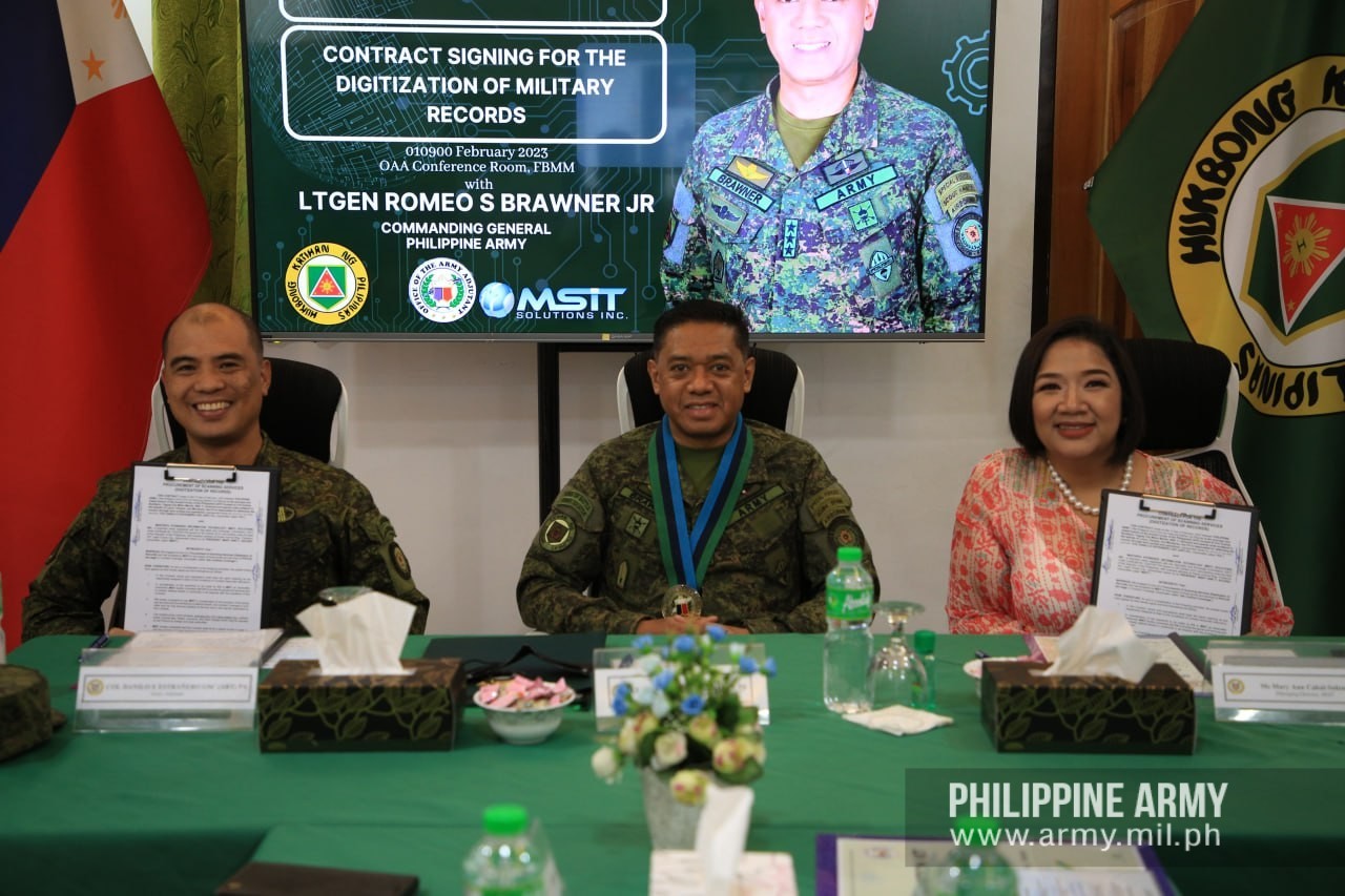 Philippine Army embarks on records digitization