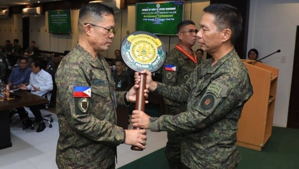 20th Philippine Army Sergeant Major assumes post