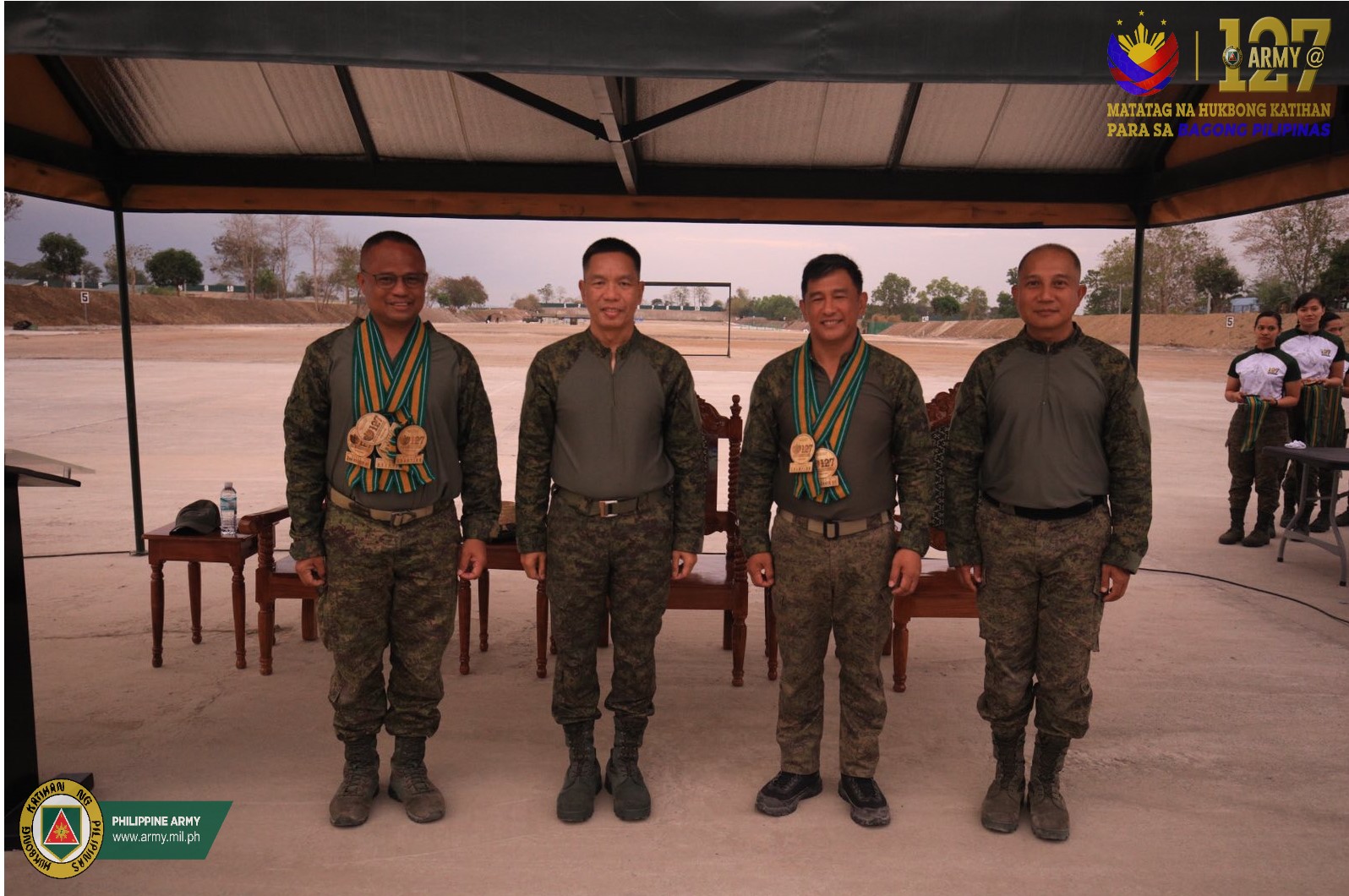 Army Commanders exemplify sportsmanship in the Exercise Katihan Fellowship Shoot