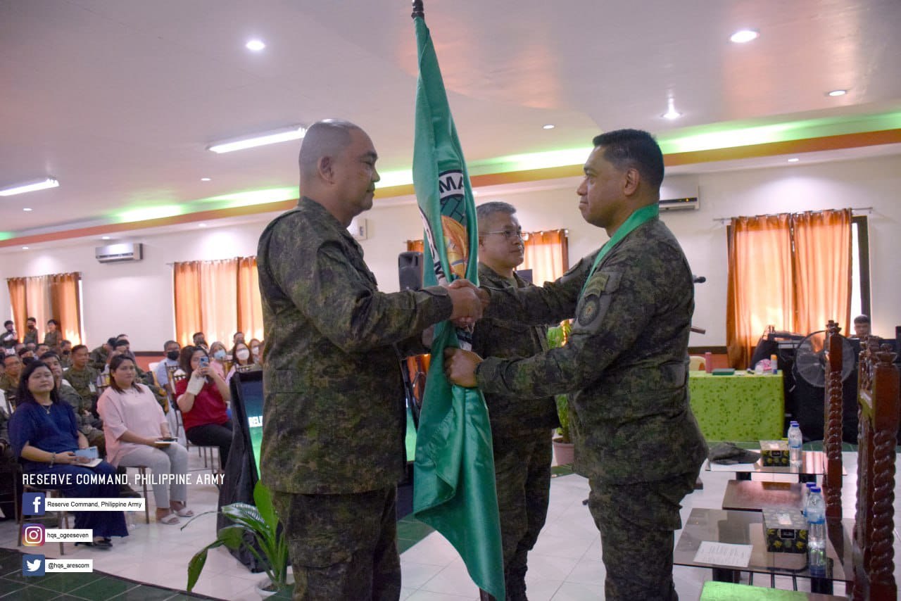 MGEN ROMULO A MANUEL JR PA Installed as Commander, Reserve Command Philippine Army